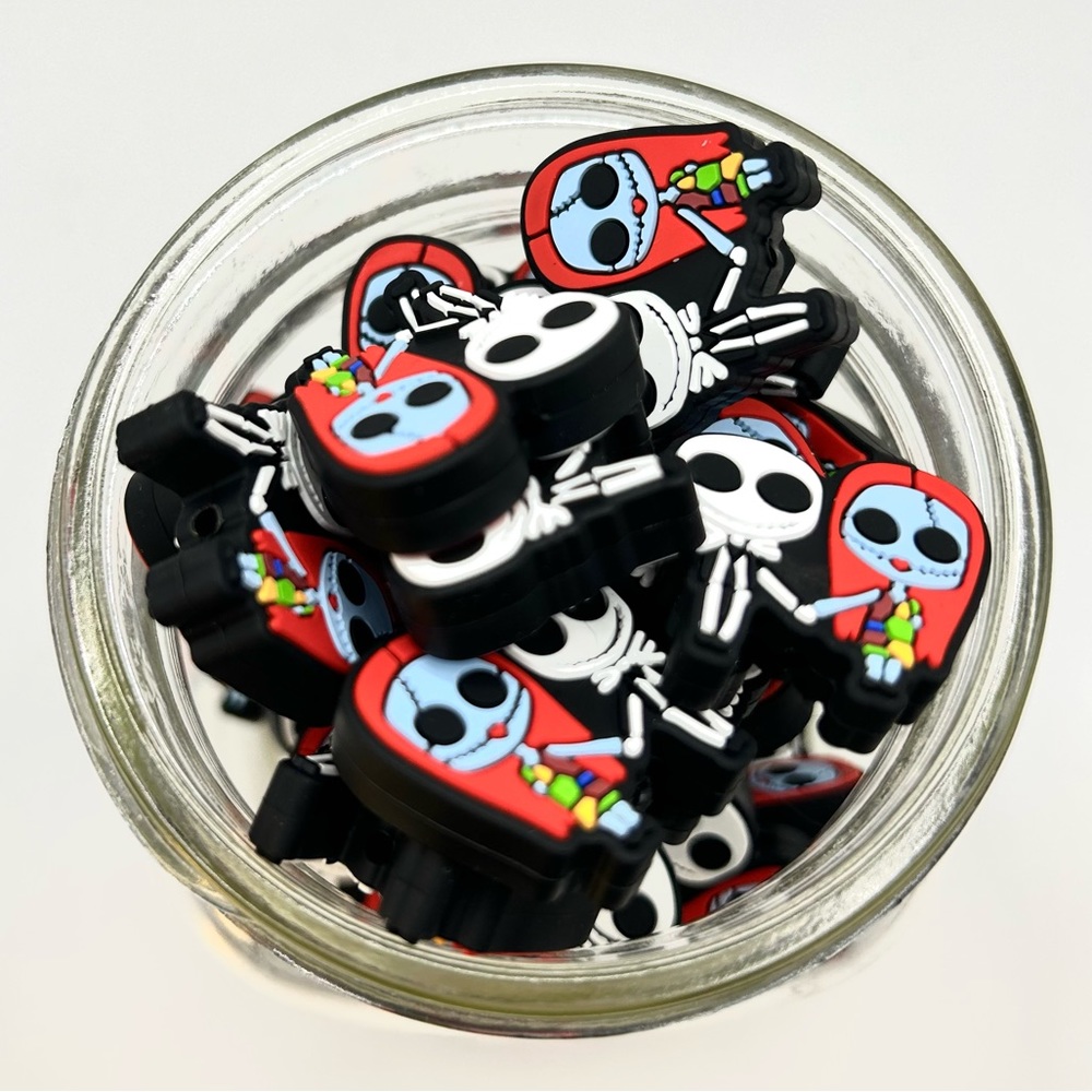 Nightmare Before Christmas Focal Silicone Beads